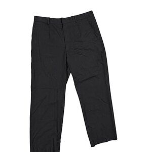 Dolce & Gabanna Dress Pants Stretch Black Wool Trousers Made in Italy 34x29